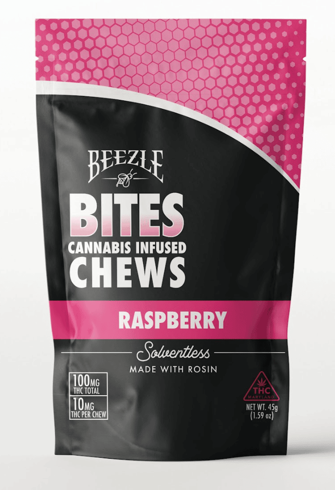 Raspberry - 100mg Candies - Hybrid - 10pk thumbnail 2