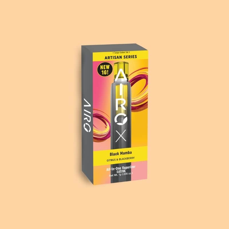 Black Mamba - 1g Distillate Airo Pod - Sativa thumbnail 2