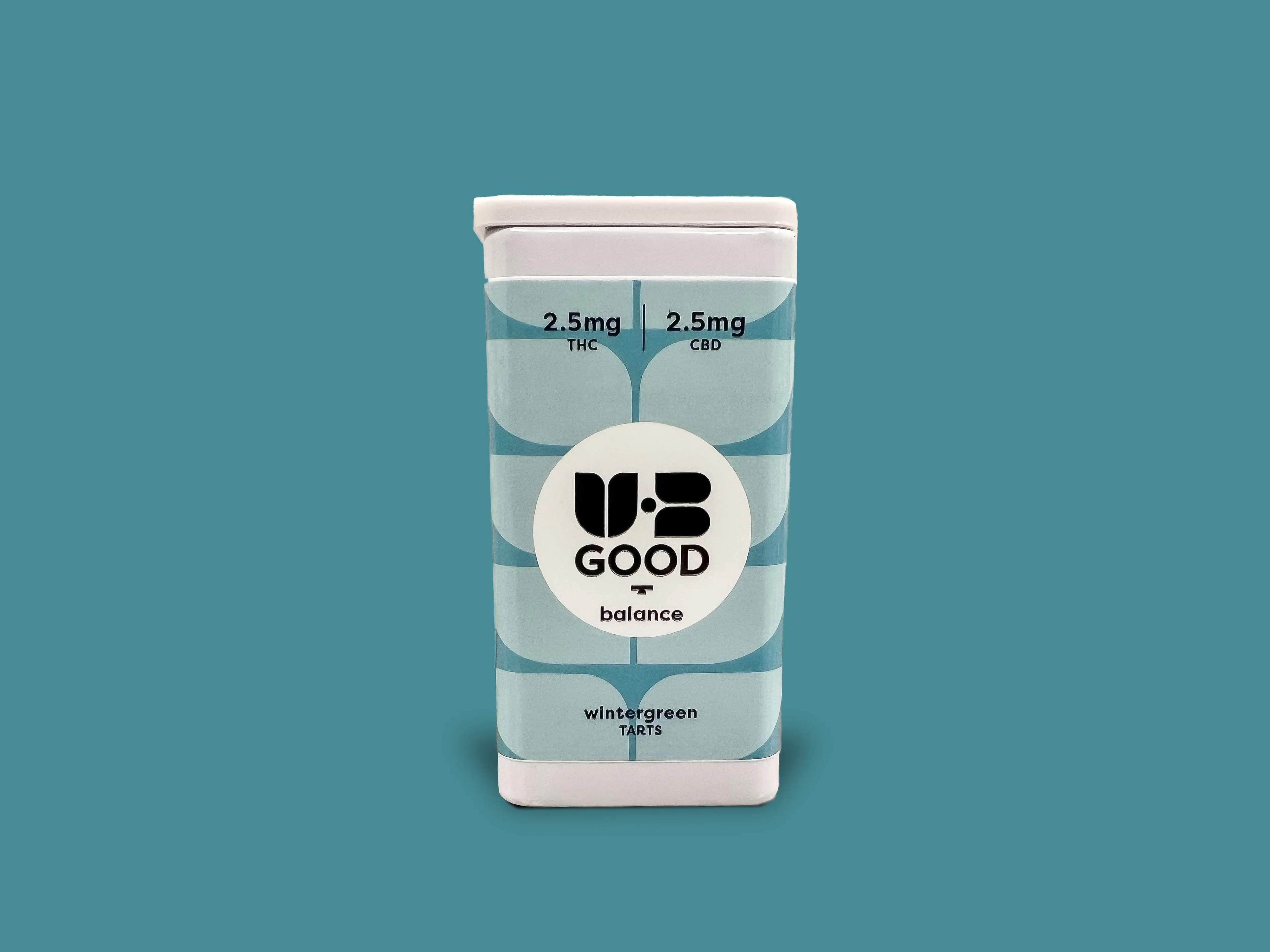 Wintergreen Balance 1:1 - 100mg Mints - CBD - 40pk thumbnail 3