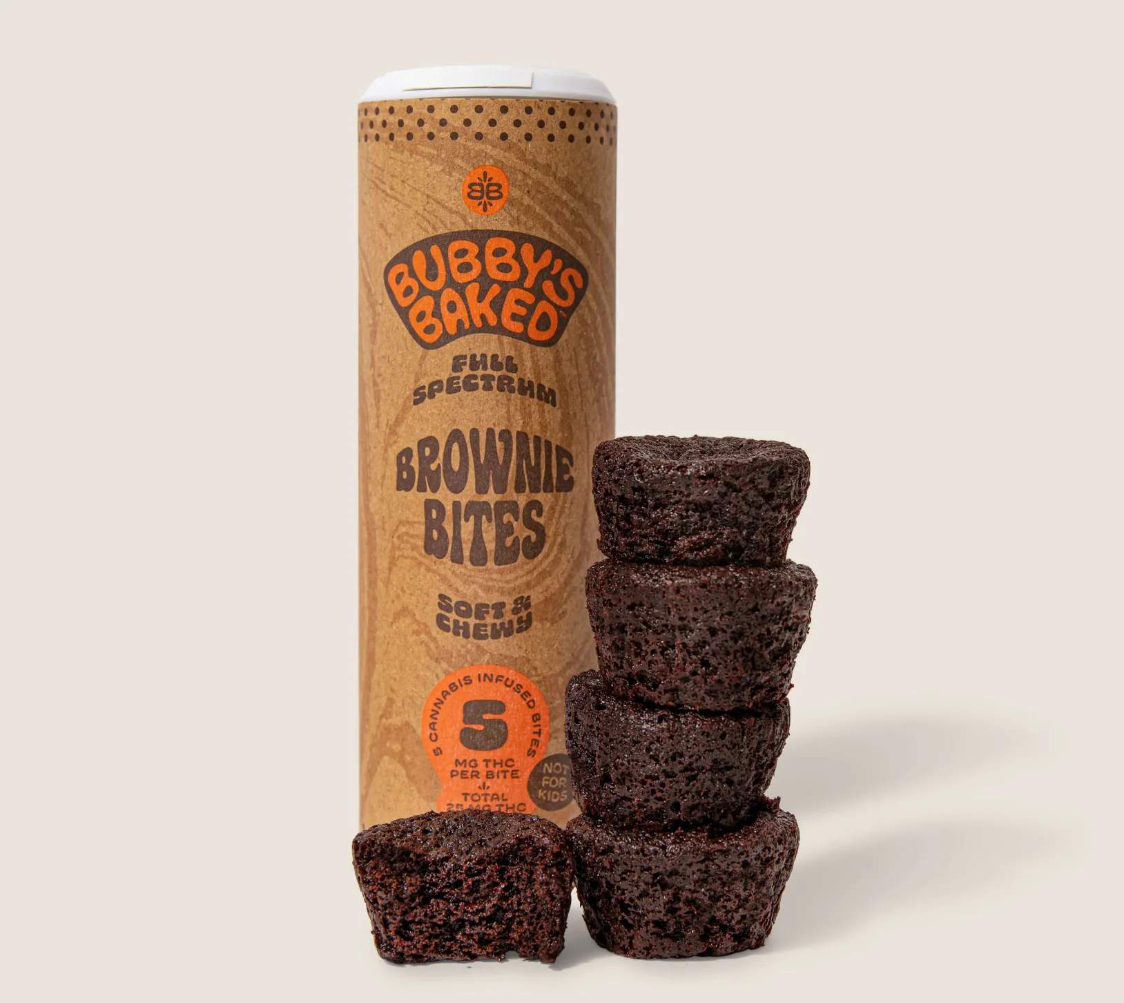 Brownie Bites - 200mg Baked Goods - 5pk thumbnail 3