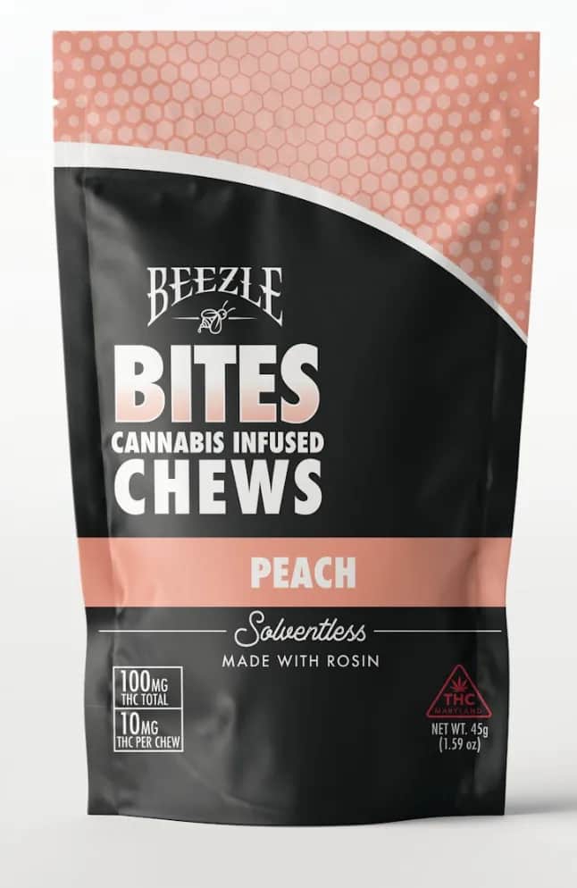 Peach - 100mg Candies - Hybrid - 10pk thumbnail 3