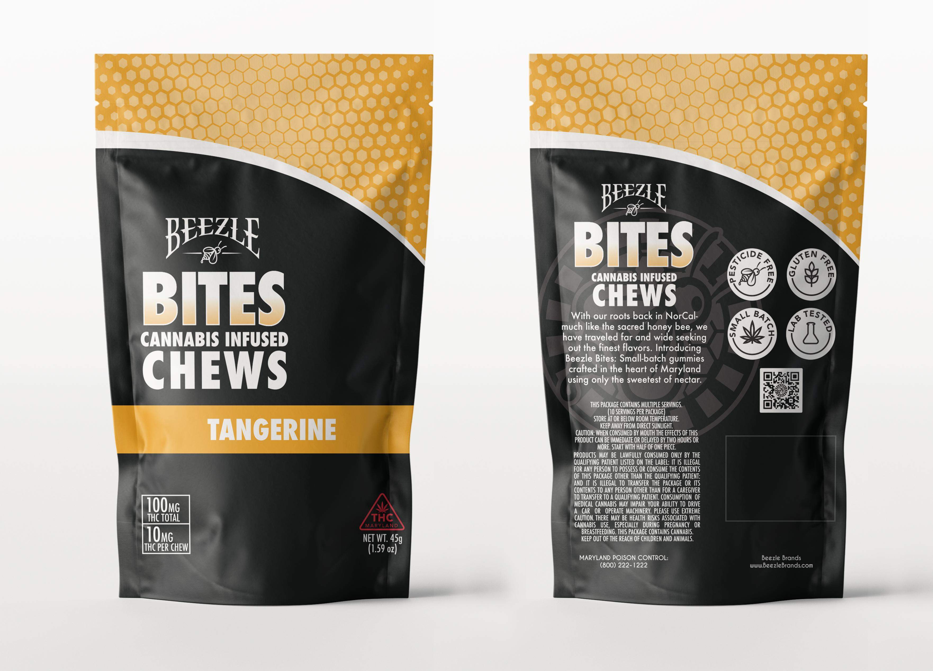 Tangerine + THCV - 100mg Candies - Hybrid - 10pk thumbnail 2