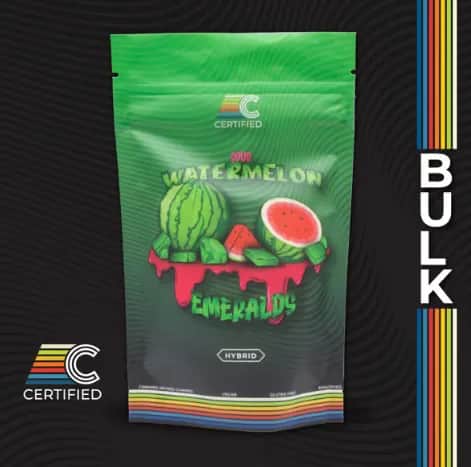 Sour Watermelon Emeralds - 400mg Candies - 40pk thumbnail 3