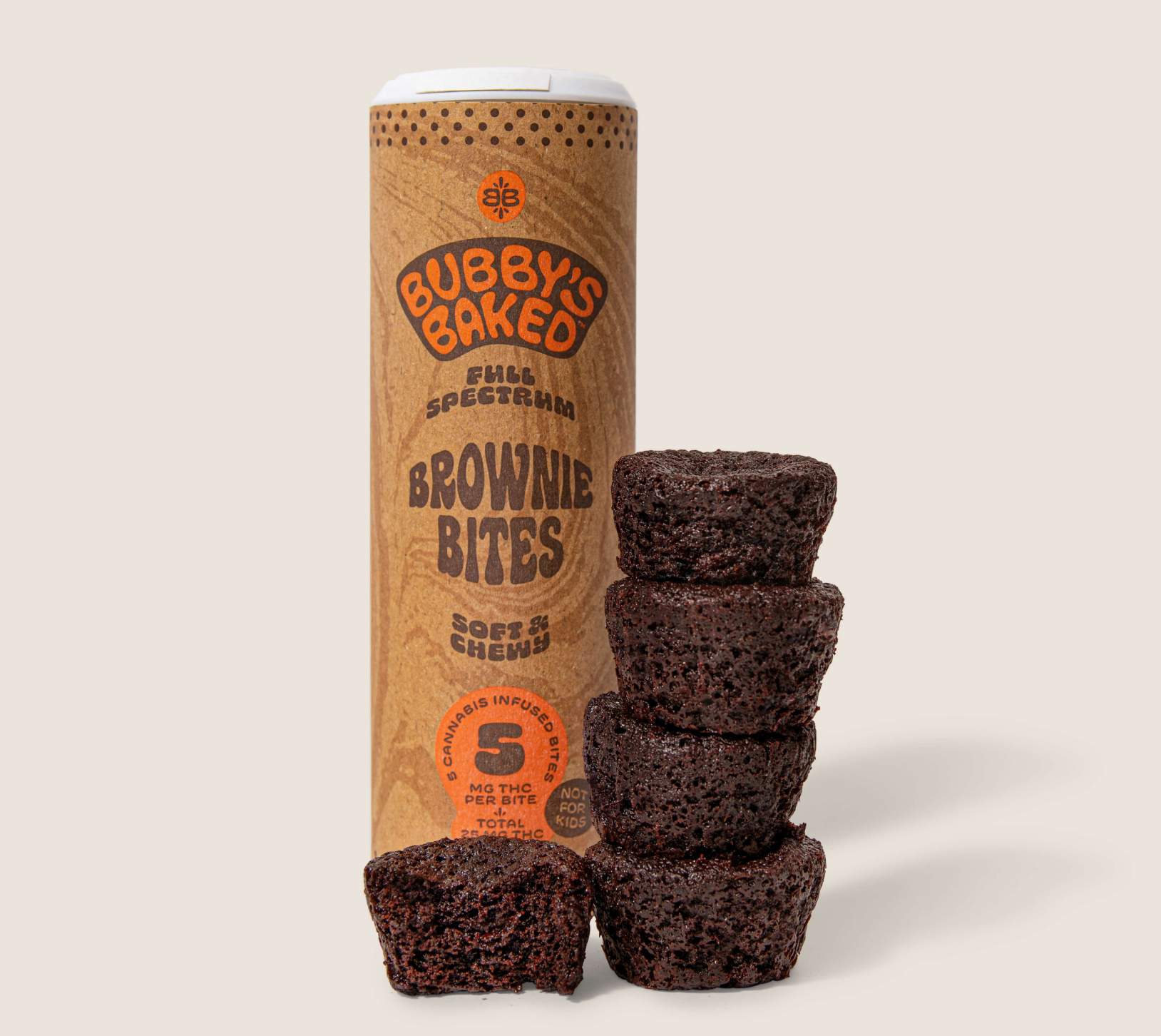 Brownie Bites - 200mg Baked Goods - 5pk thumbnail 2