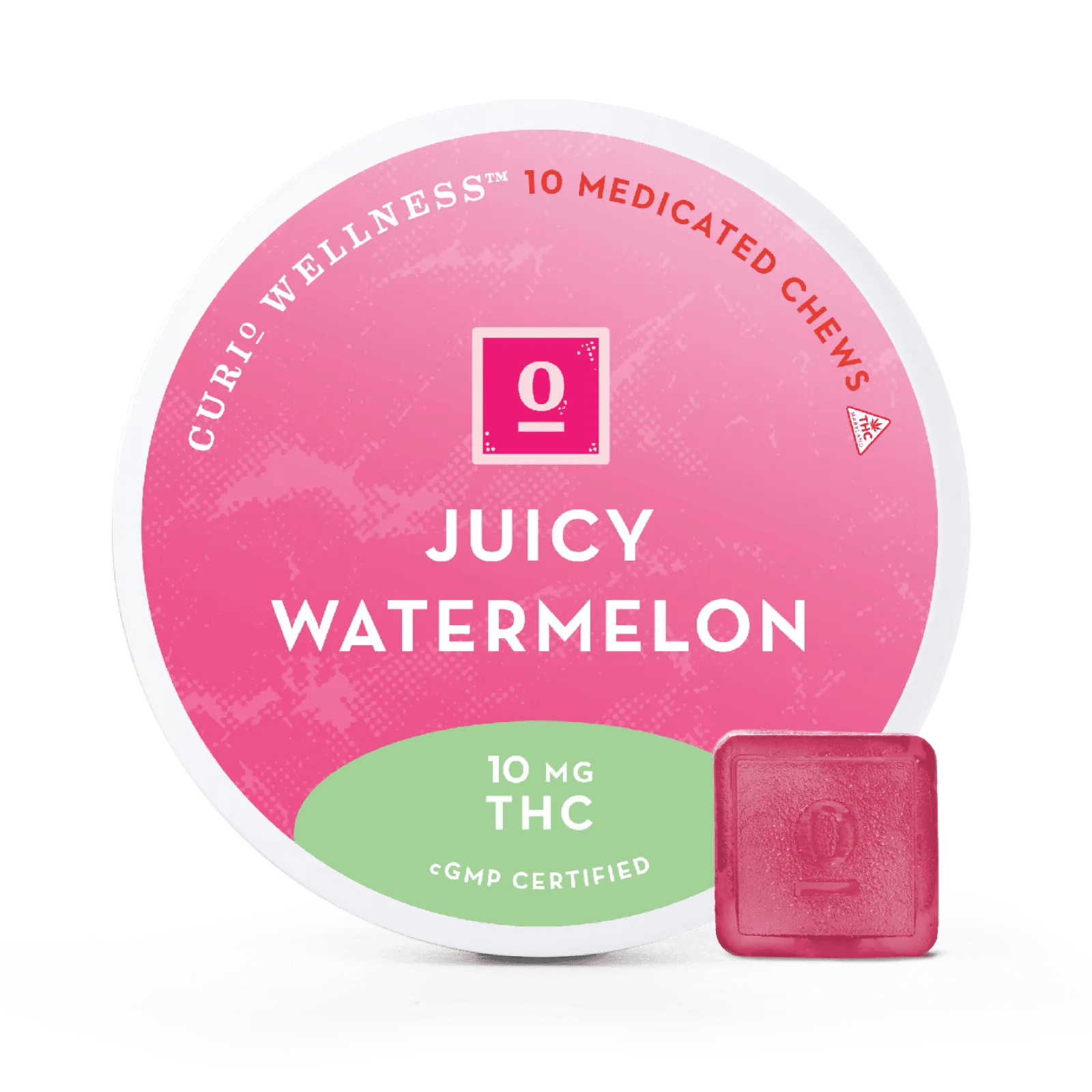 Juicy Watermelon - 100mg Candies - 10pk thumbnail 3