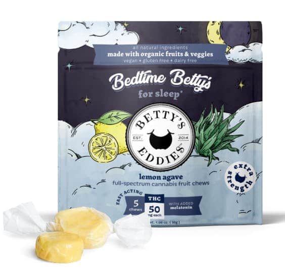 Bedtime Bettys Lemon Agave - 100mg Candies - 10pk thumbnail 2