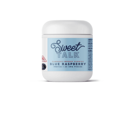 Blue Raspberry - 100mg Candies - Indica - 20pk thumbnail 2