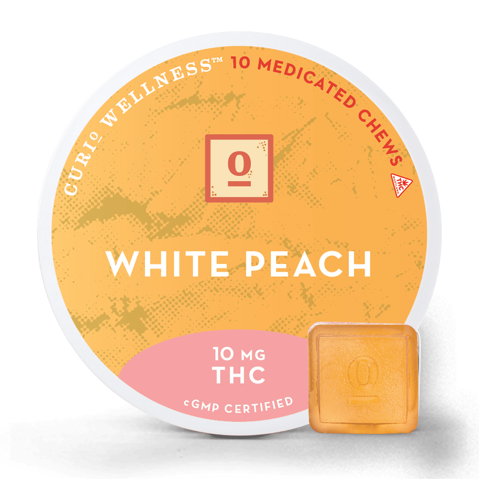 White Peach - 100mg Candies - 10pk thumbnail 2