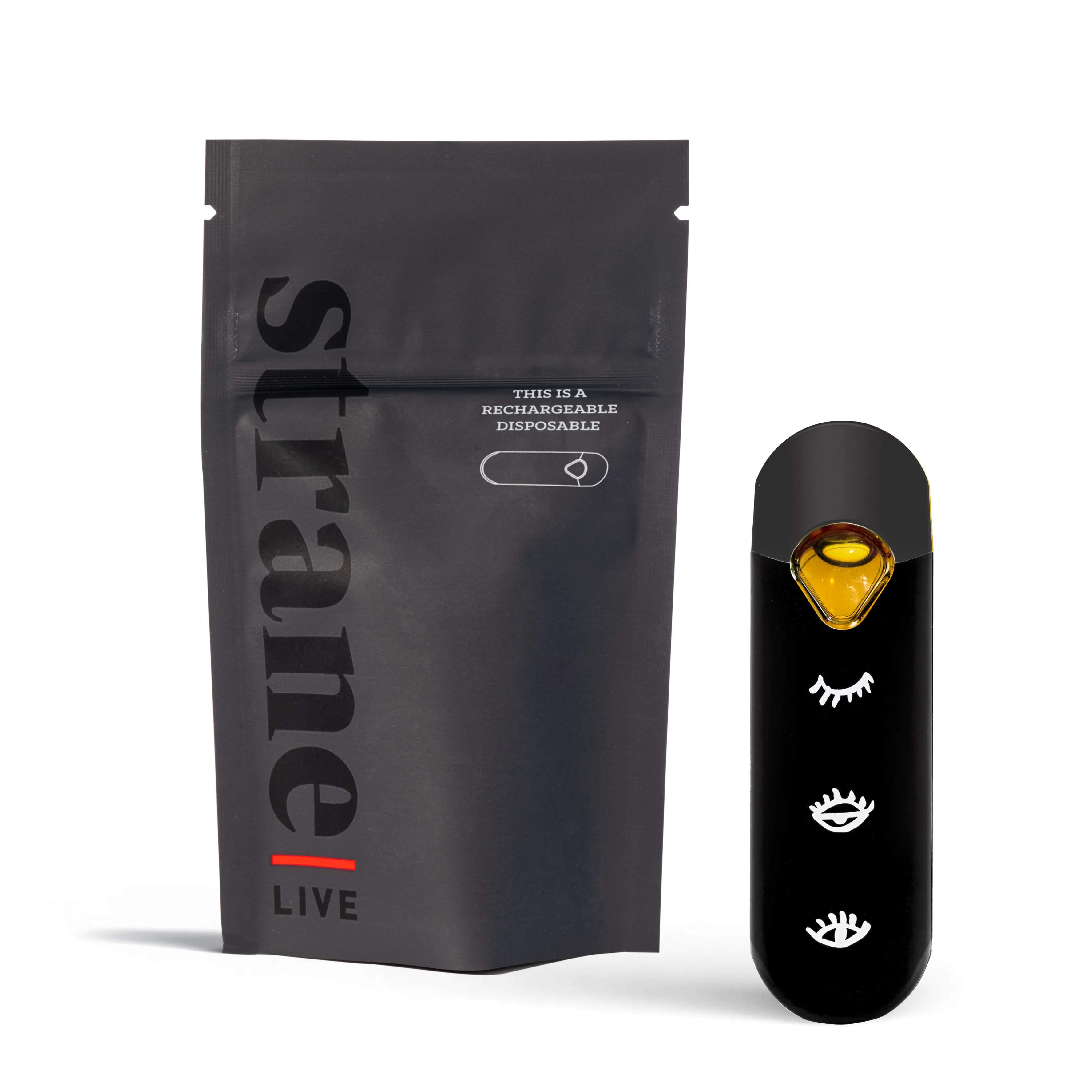 Strawberry Jamz - 1g Distillate Disposable - Sativa thumbnail 3