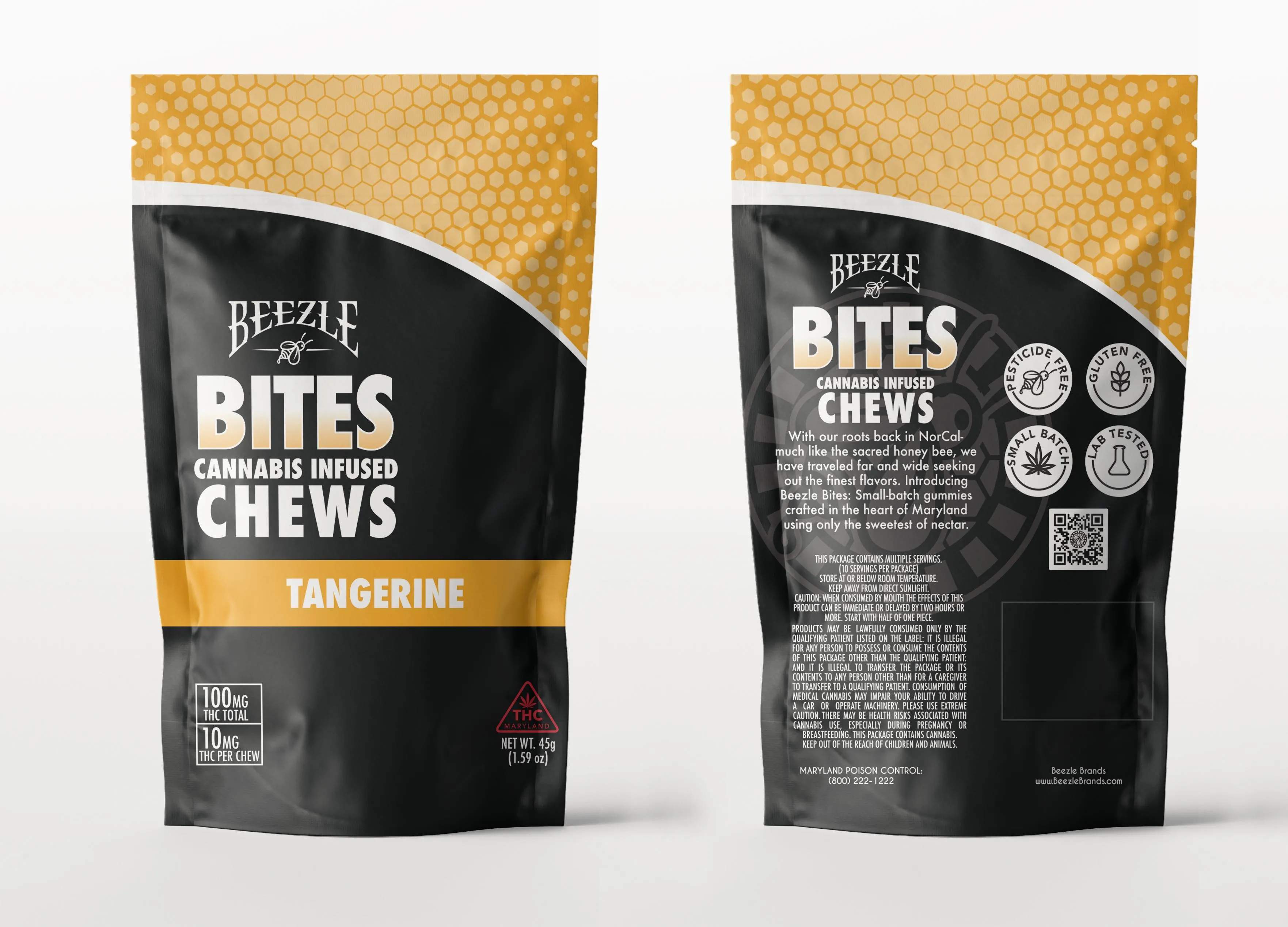 Tangerine + THCV - 100mg Candies - Hybrid - 10pk thumbnail 3