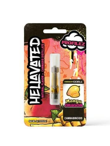 Mango Dragon - 1g Distillate Cart - Hybrid thumbnail 2