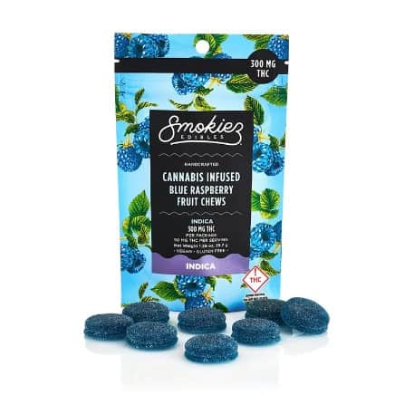 Sweet Blue Raspberry Hd - 300mg Candies - Indica - 6pk thumbnail 2