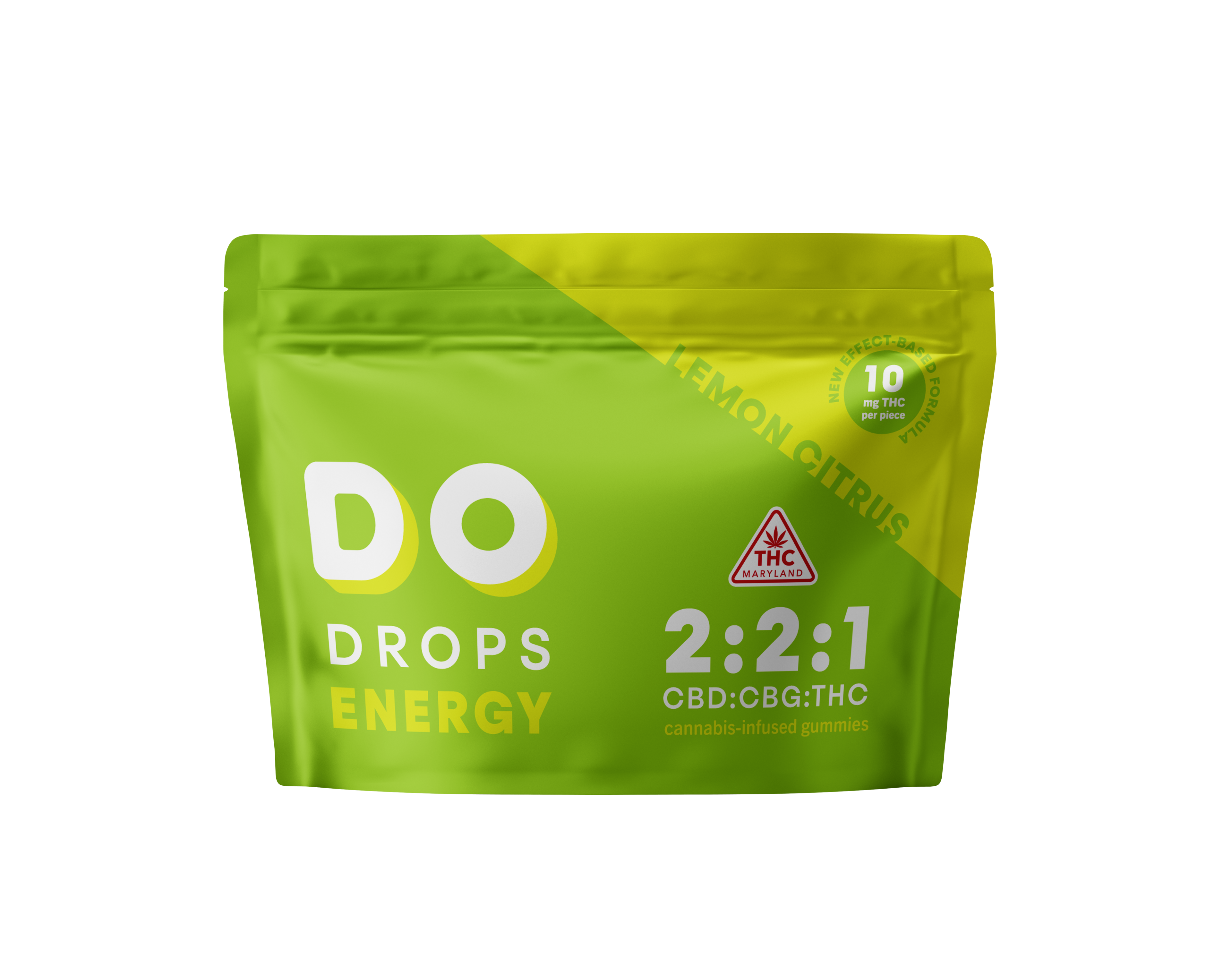 Energy Lemon Citrus 2:2:1 - 100mg Candies - CBD - 10pk thumbnail 2