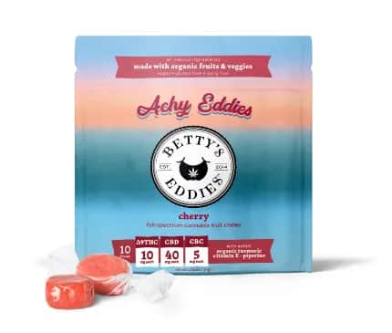 Achy Eddies Cherry - 100mg Candies - CBD - 10pk thumbnail 3