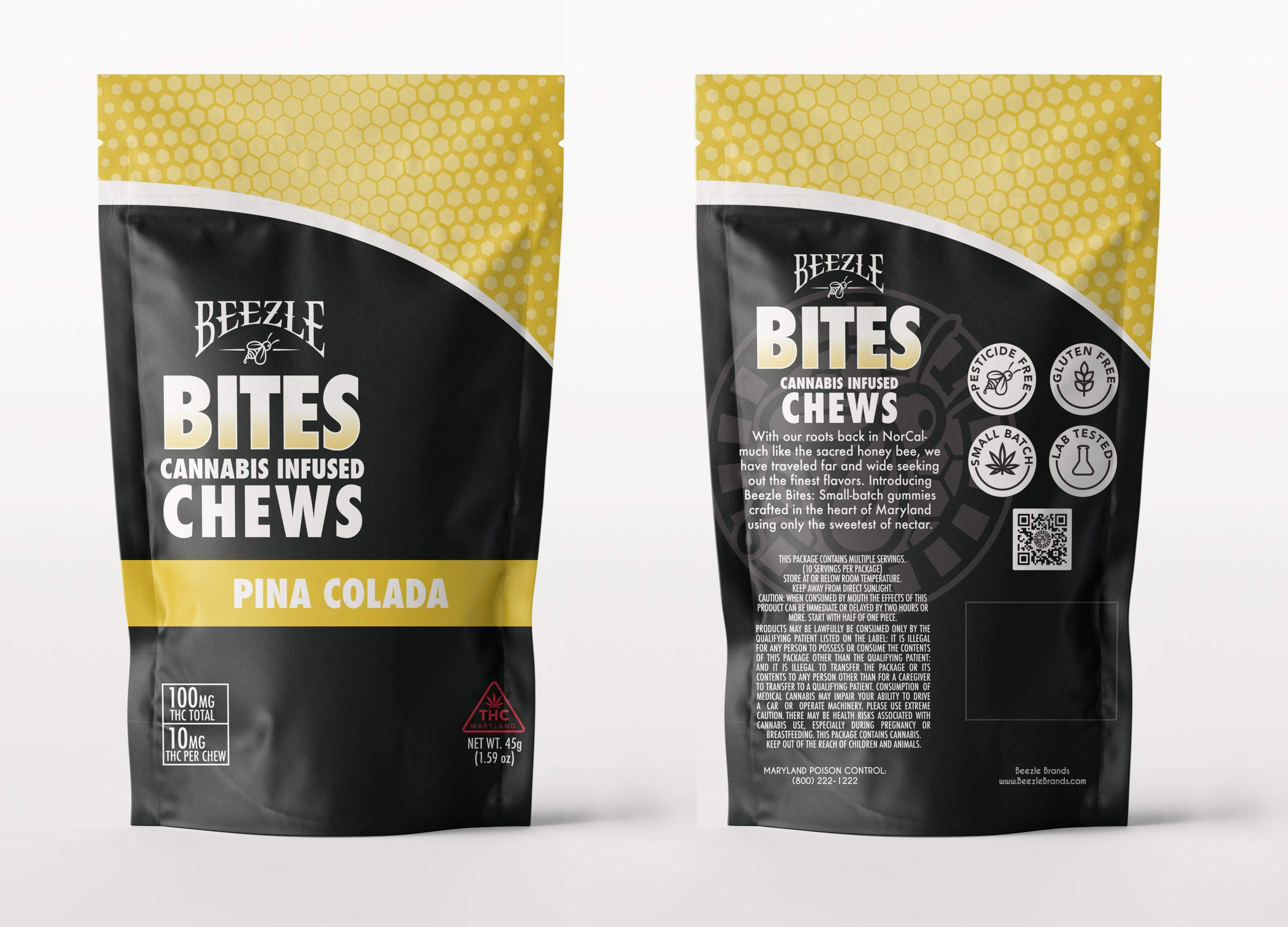 Pina Colada - 100mg Candies - 10pk thumbnail 2