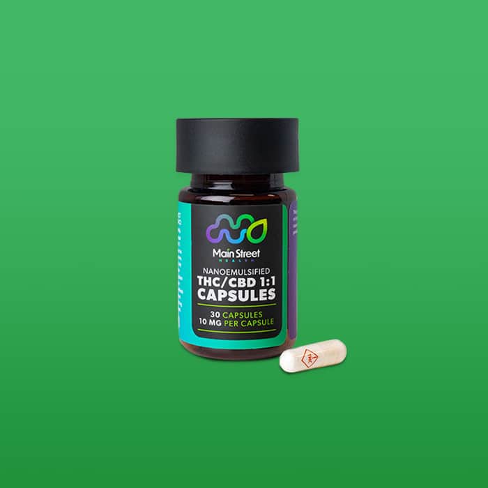 1:1 THC/CBD - 300mg Capsules - CBD - 30pk thumbnail 2