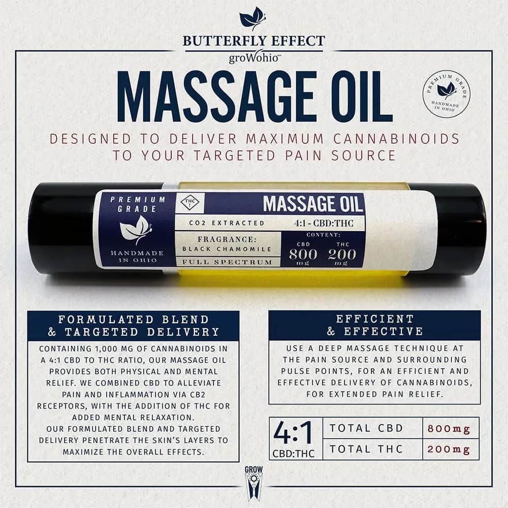 4:1 Massage Oil - 220mg Oils - CBD thumbnail 3