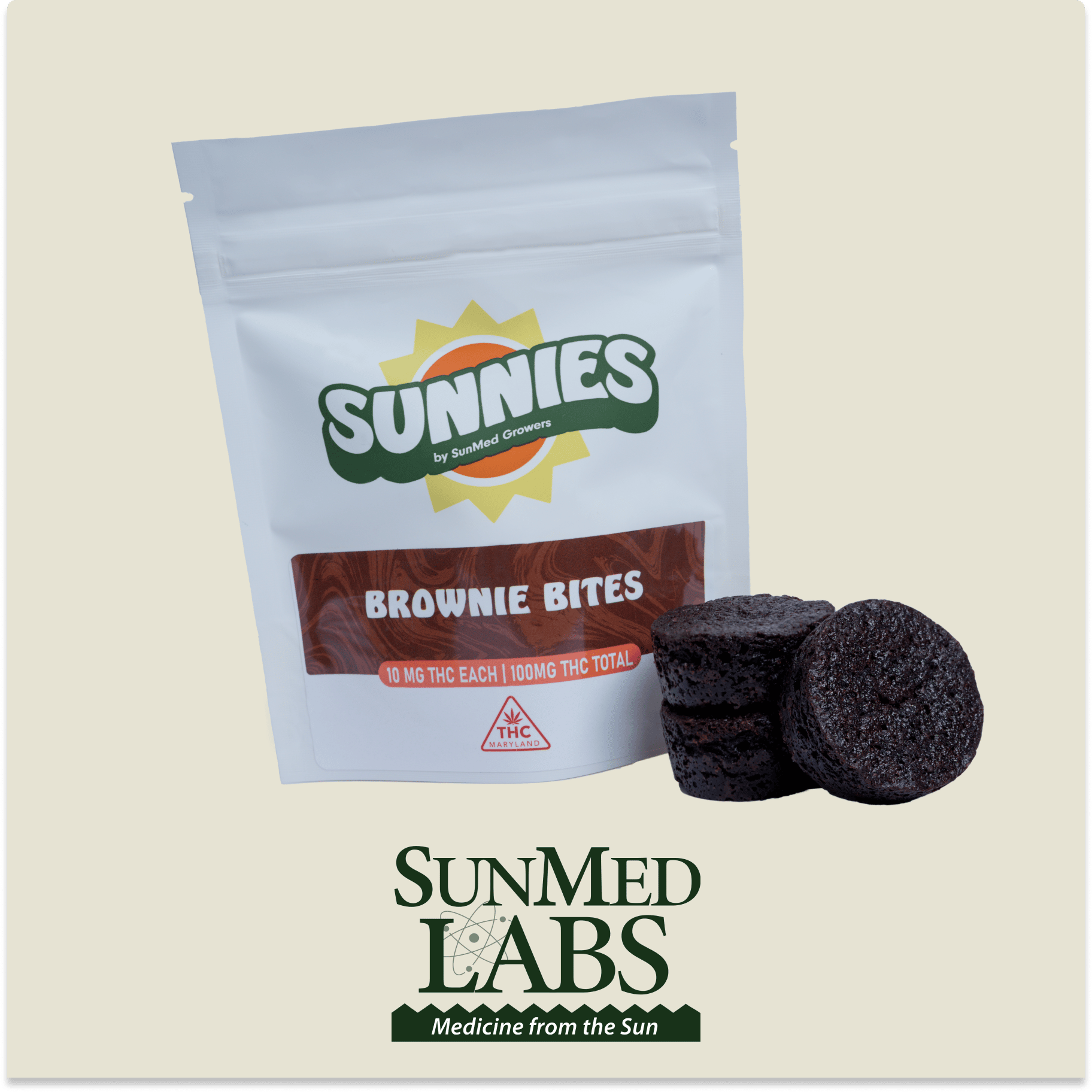 Brownie Bites - 100mg Baked Goods - 10pk thumbnail 2
