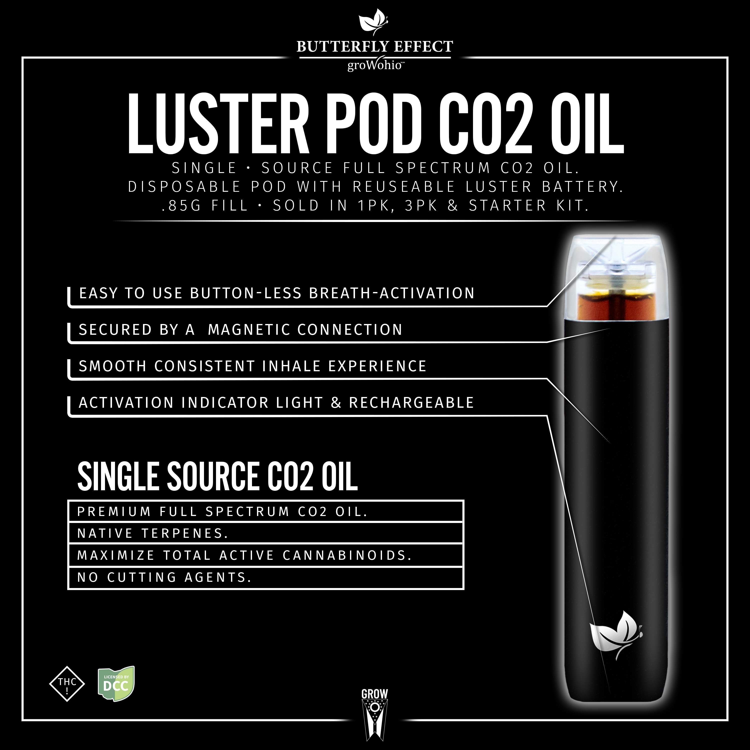 Black Jack - 0.85g Full Spec Luster Pod - Sativa thumbnail 2