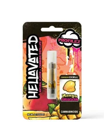 Mango Dragon - 1g Distillate Cart - Hybrid thumbnail 3