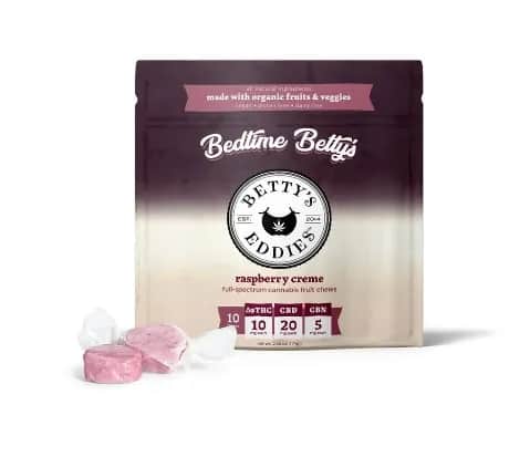 Bedtime Bettys Raspberry Creme - 100mg Candies - CBD - 10pk thumbnail 3