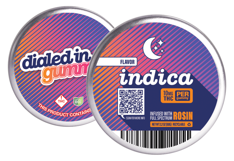 Blueberry - 100mg Candies - Indica - 10pk thumbnail 2