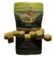 Tropical Diamonds 2:1 - 100mg Candies - CBD - 10pk thumbnail 2