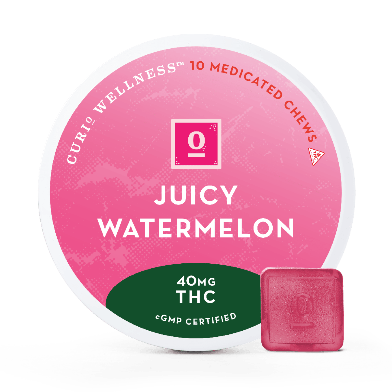 Juicy Watermelon - 400mg Candies - 10pk thumbnail 2