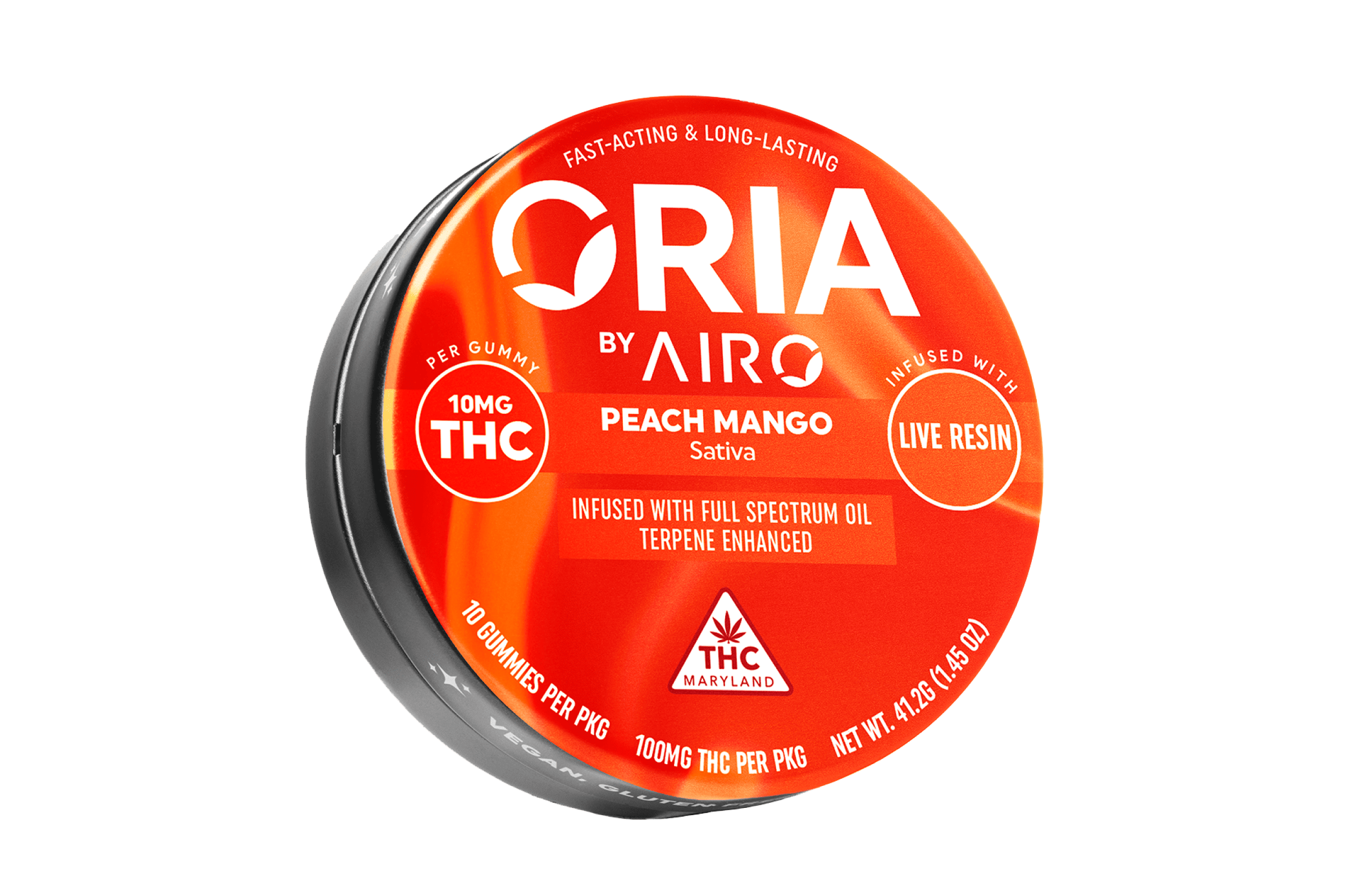 Peach Mango - 100mg Candies - Sativa - 10pk thumbnail 2