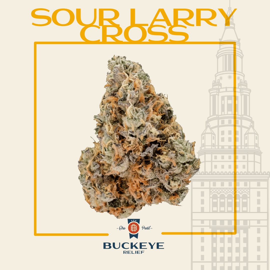 Sour Larry Cross - 2.83g Whole Buds - Hybrid thumbnail 2