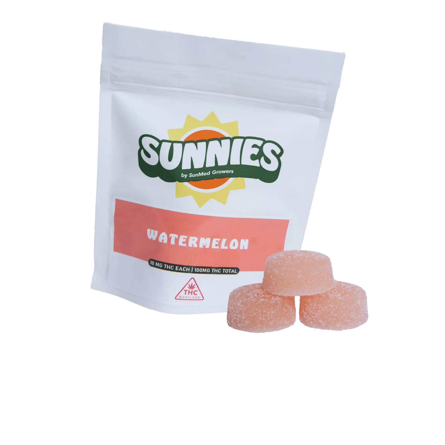 Watermelon - 100mg Candies - 10pk thumbnail 3