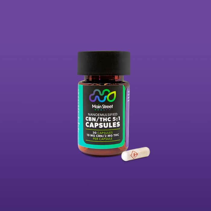 5:1 CBN/THC - 60mg Capsules - 30pk thumbnail 2