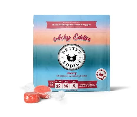 Achy Eddies Cherry - 400mg Candies - CBD - 10pk thumbnail 2