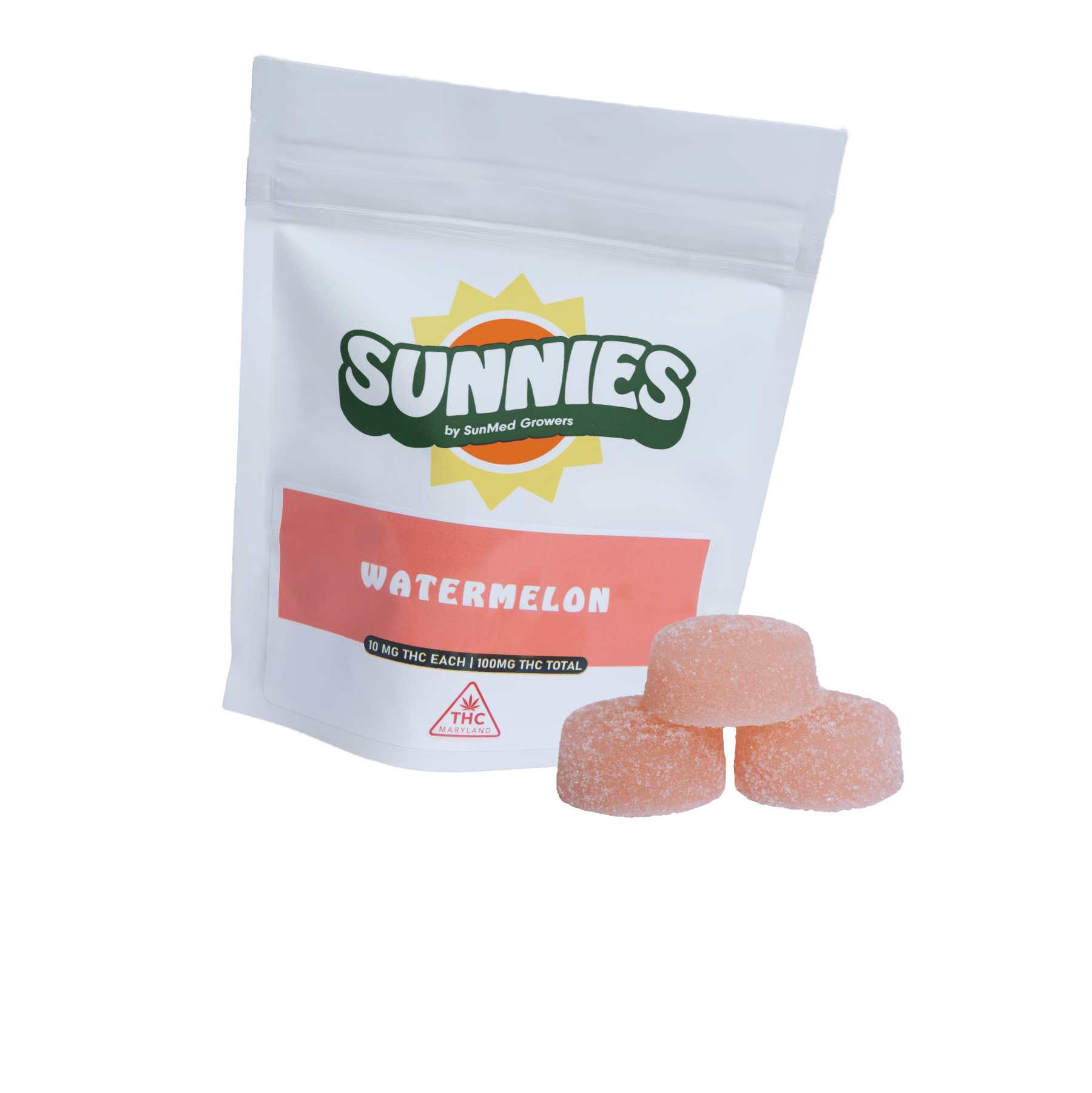 Watermelon - 100mg Candies - 10pk thumbnail 2