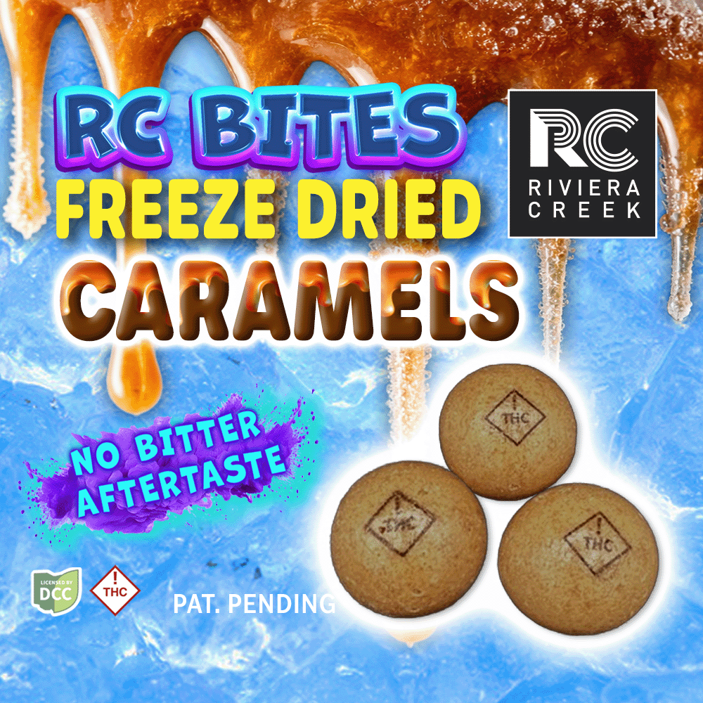 Freeze Dried Caramel - 30mg Chocolates - 3pk