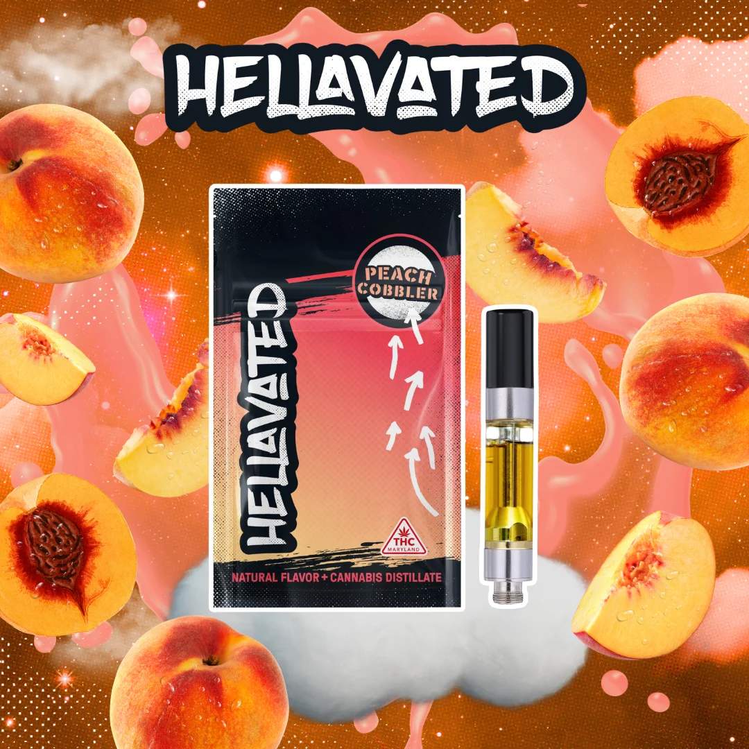 Peach Cobbler - 1g Distillate Cart - Hybrid