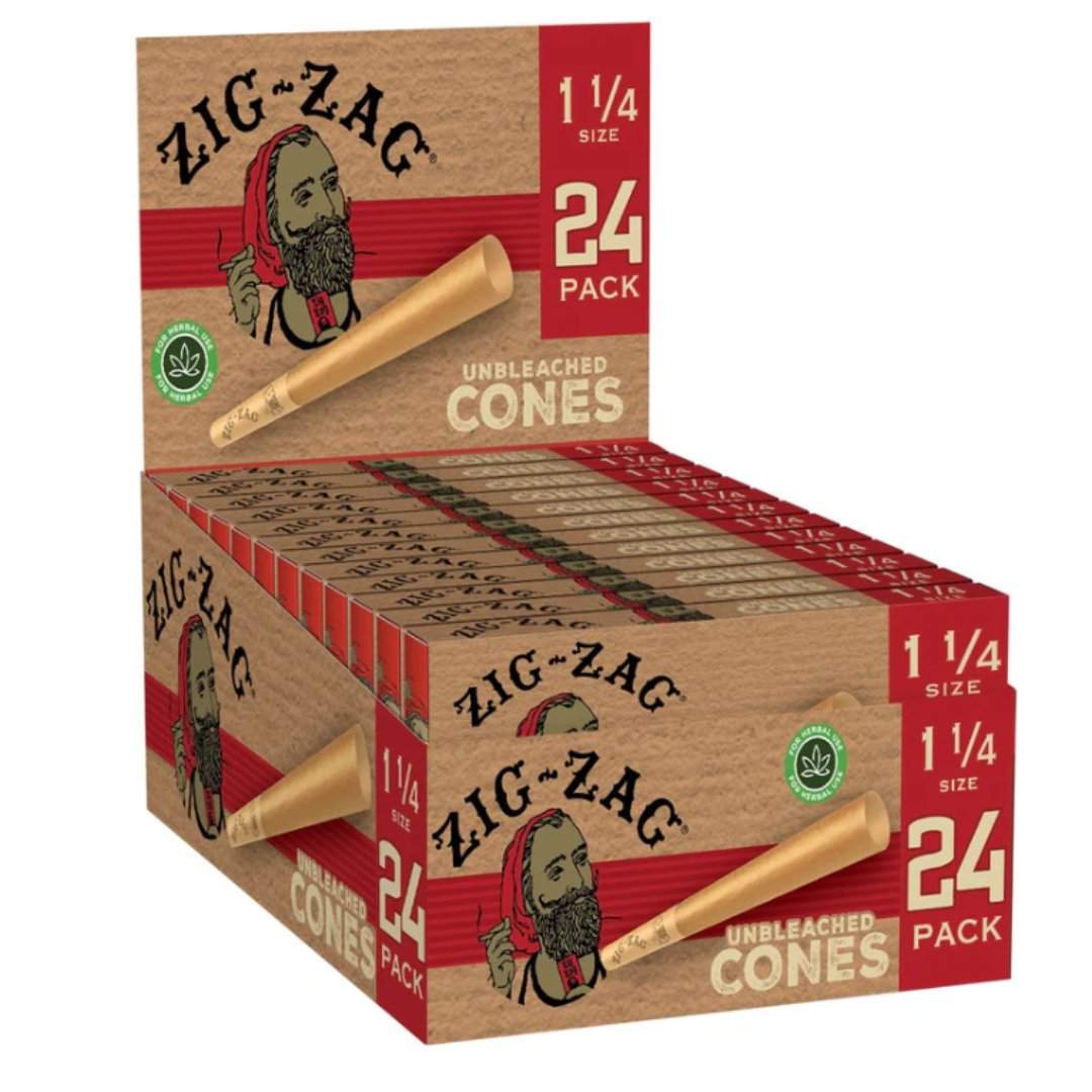 Unbleached Prerolled Cones 1 1/4"