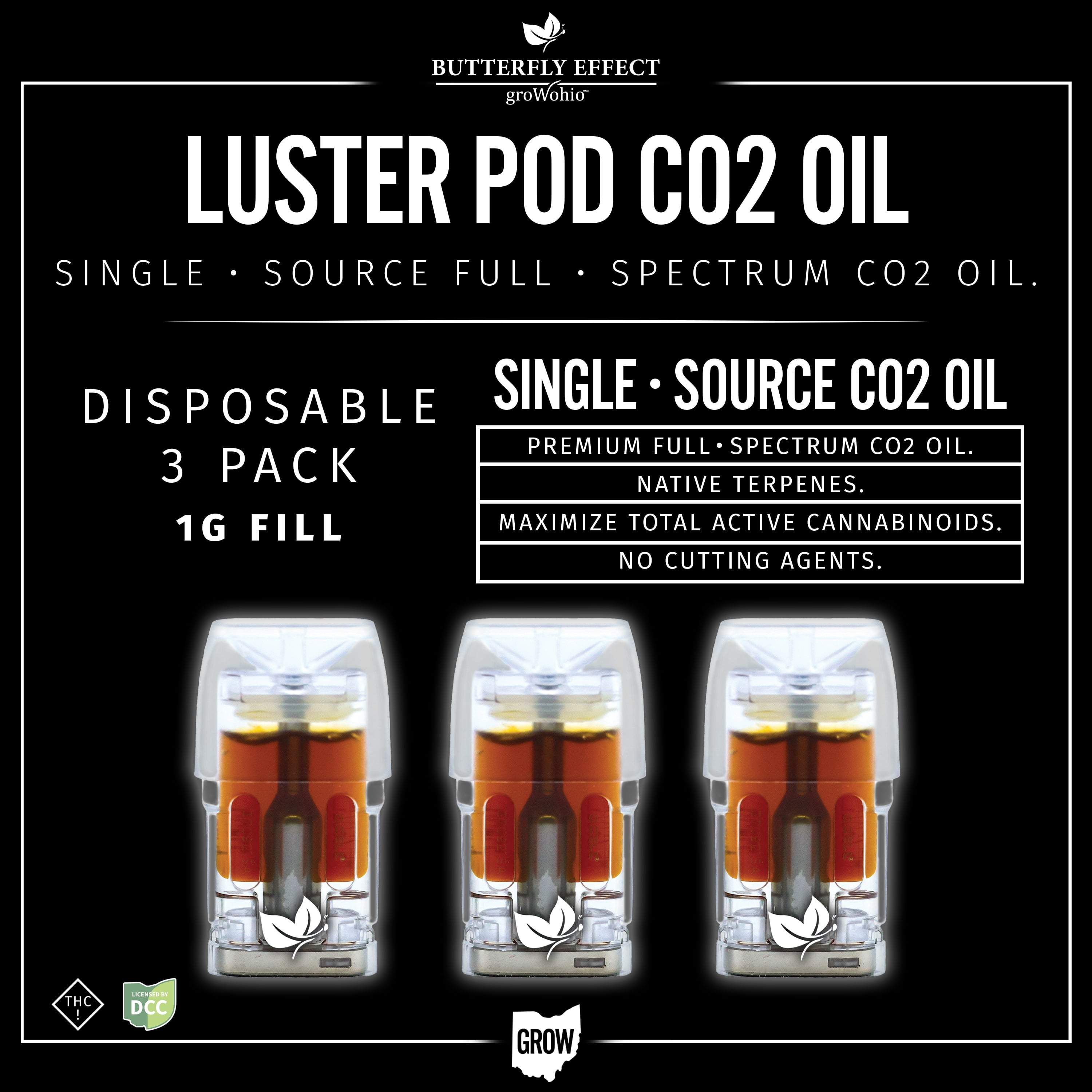 Layer Cake - 3g CO2 Luster Pod - Indica - 3pk
