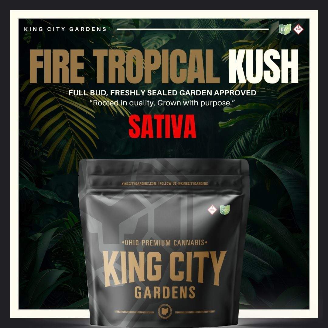 Fire Tropical Kush - 2.83g Whole Buds - Sativa