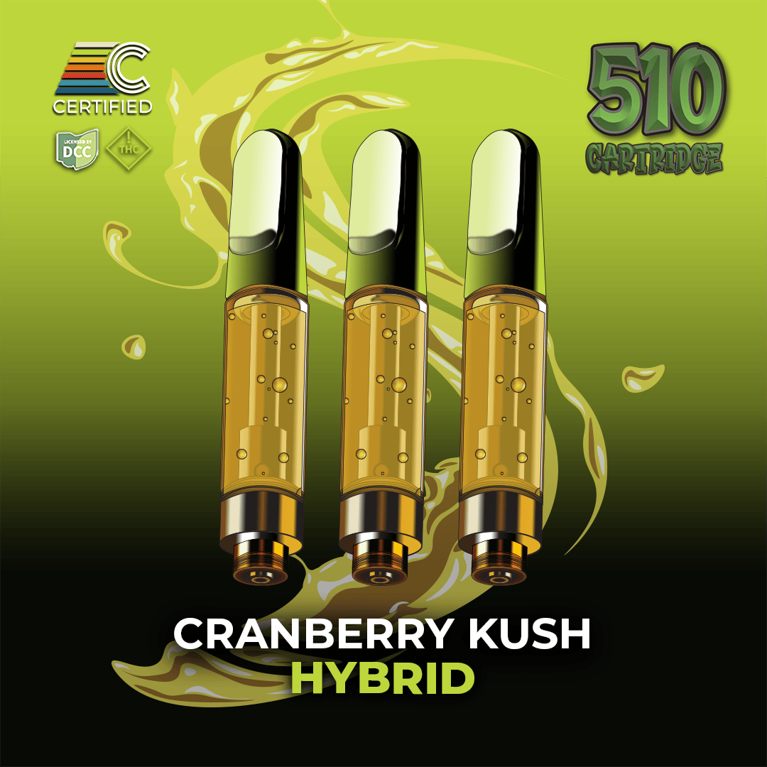 Cranberry Kush - 3g Distillate Cart - Hybrid - 3pk