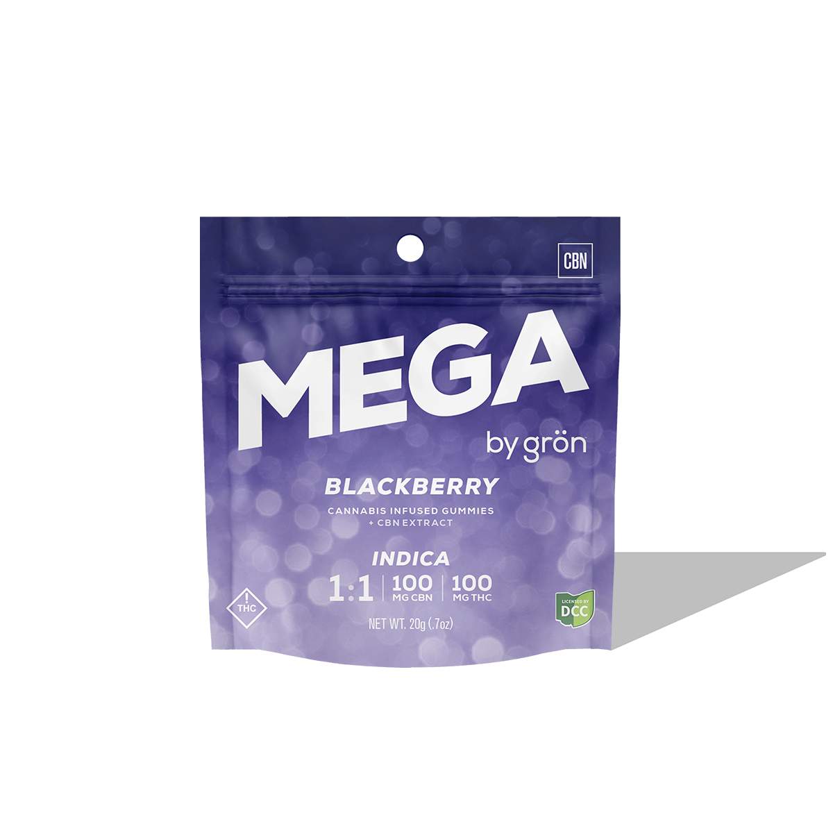 blackberry mega pearl 1:1 THC / CBN