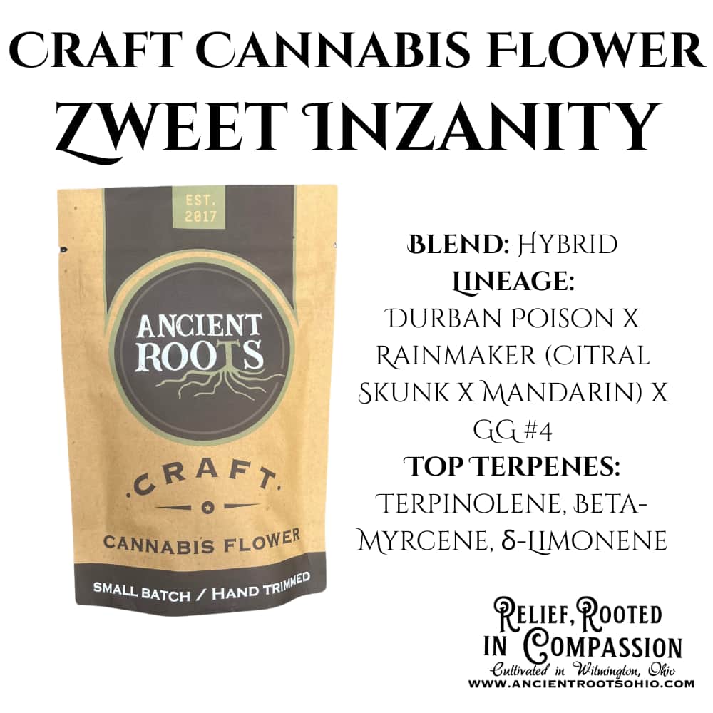 Zweet Inzanity - 2.83g Whole Buds - Sativa