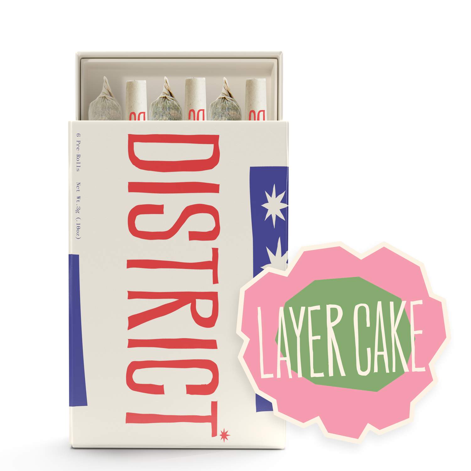 Layer Cake - 0.5g Packs - Hybrid - 6pk