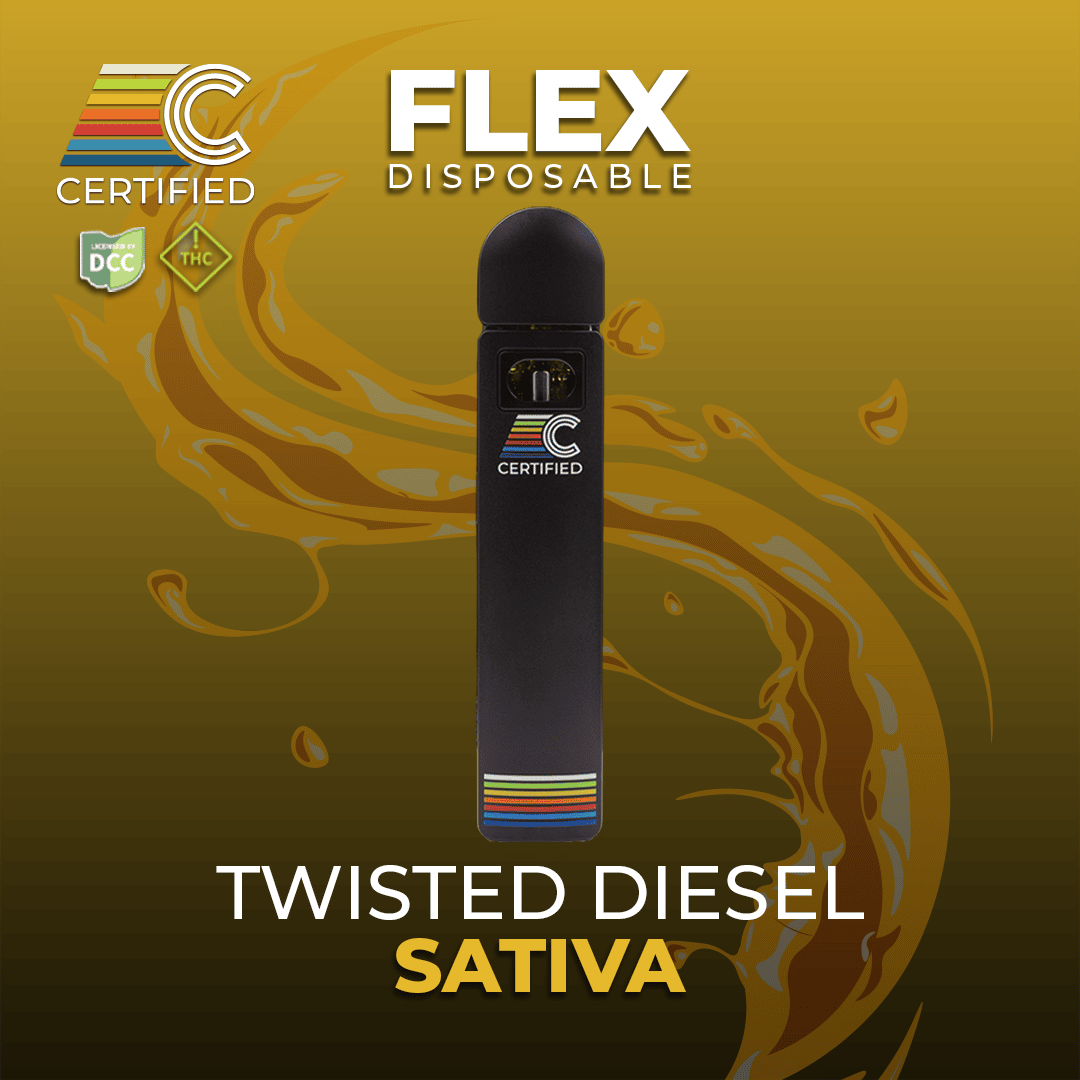 Twisted Diesel - 1g Distillate Disposable - Hybrid