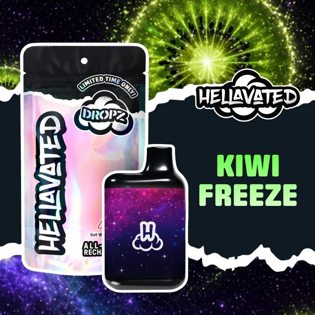 Kiwi Freeze - 1g Distillate Disposable - Hybrid
