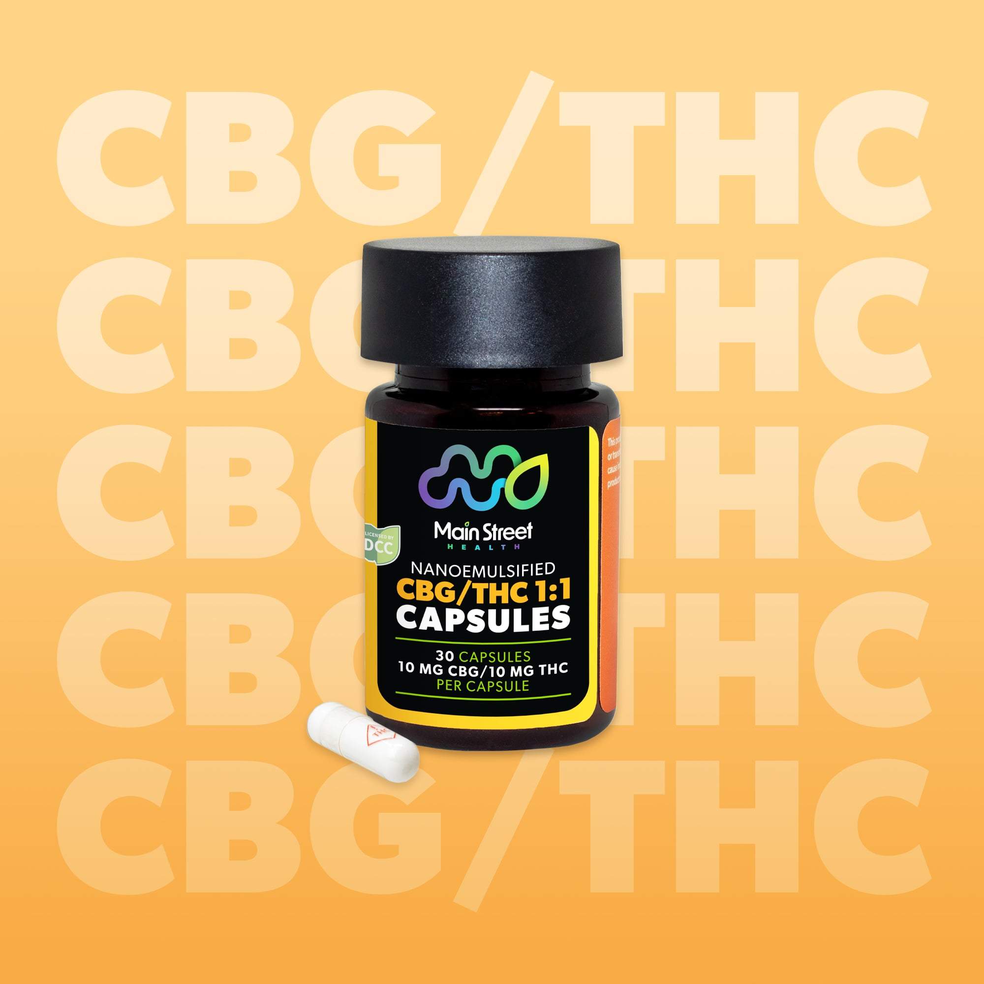 1:1 THC/CBG - 300mg Capsules - 30pk