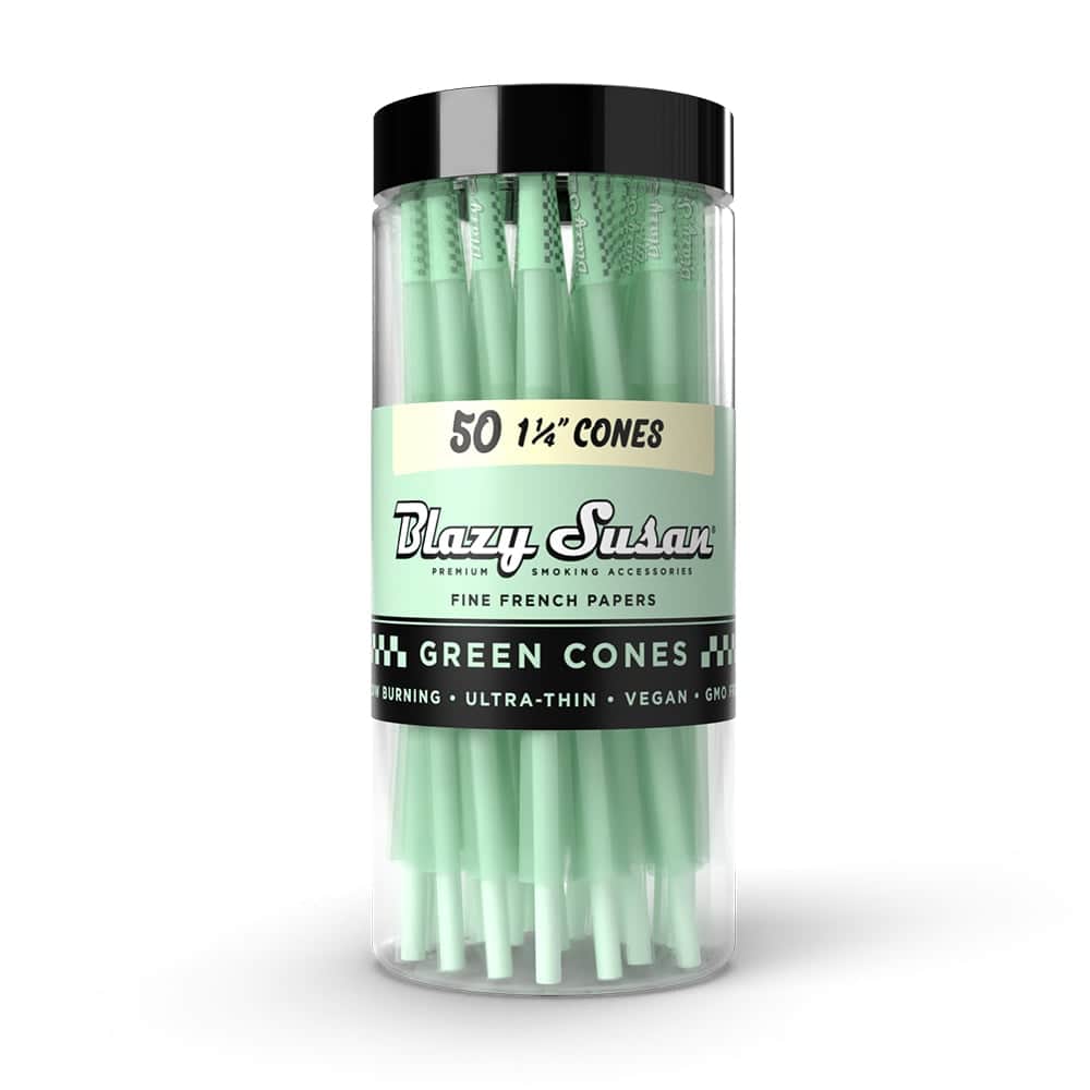 Green Prerolled Cones 1 1/4 - Cones - 50pk