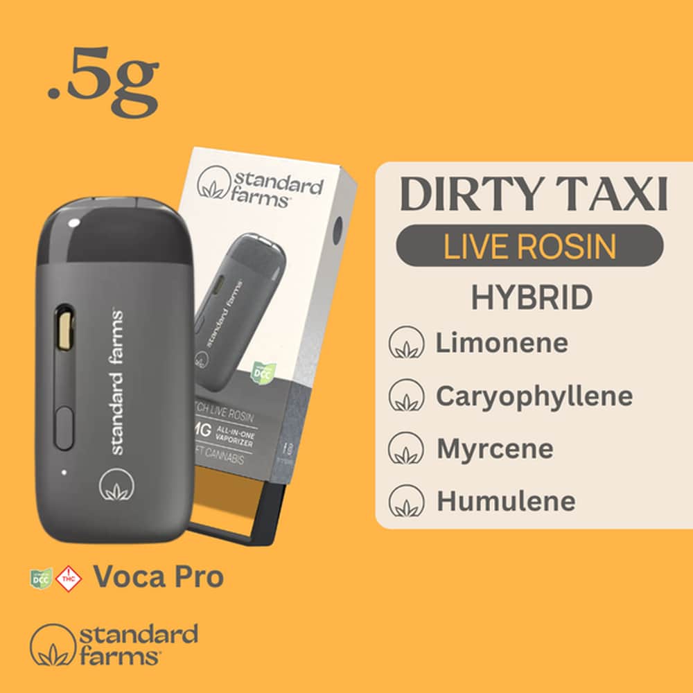 Dirty Taxi - 0.5g Live Rosin Disposable - Hybrid