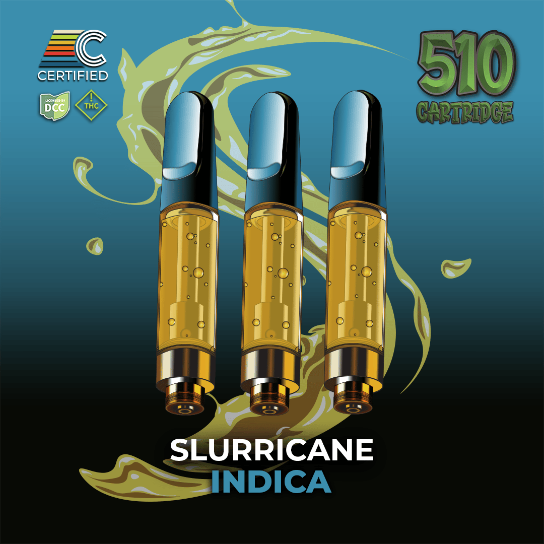 Slurricane - 3g Distillate Cart - Indica - 3pk