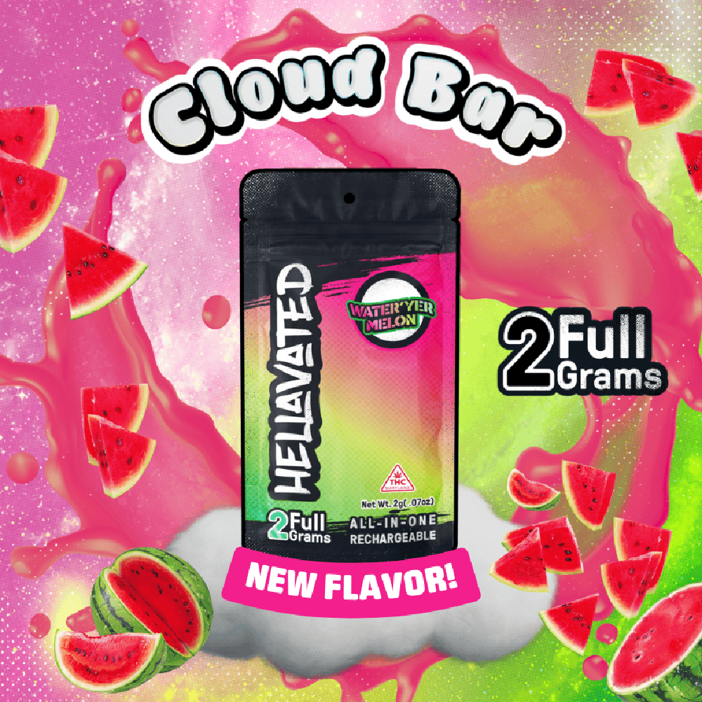 Water Yer Melon - 2g Distillate Disposable - Hybrid